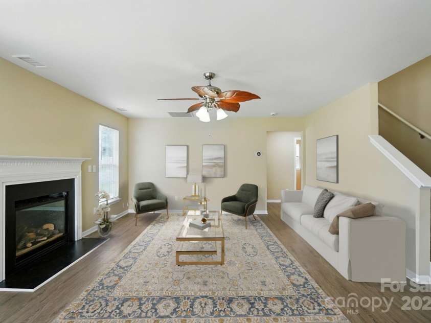 4982 Bentgrass Run Drive, Charlotte, NC 28269.  MLS# CAR4271129, YatesRealty ID 21280. This photo is virtually staged