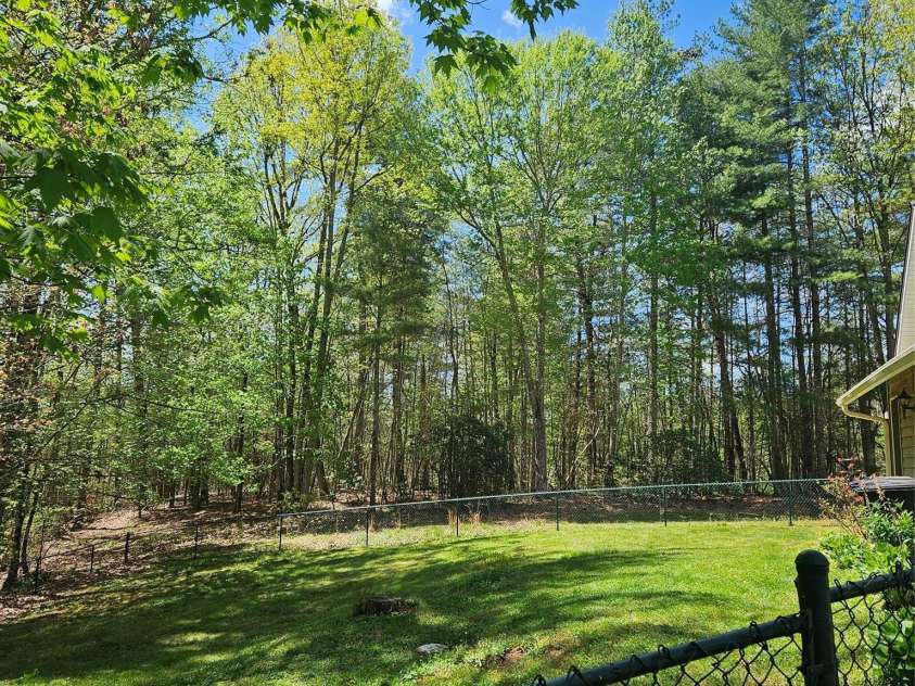 649 Upper Bailey Branch Road, Mars Hill, NC 28754.  MLS# CAR4344210, YatesRealty ID 21284. Large fenced in Yard