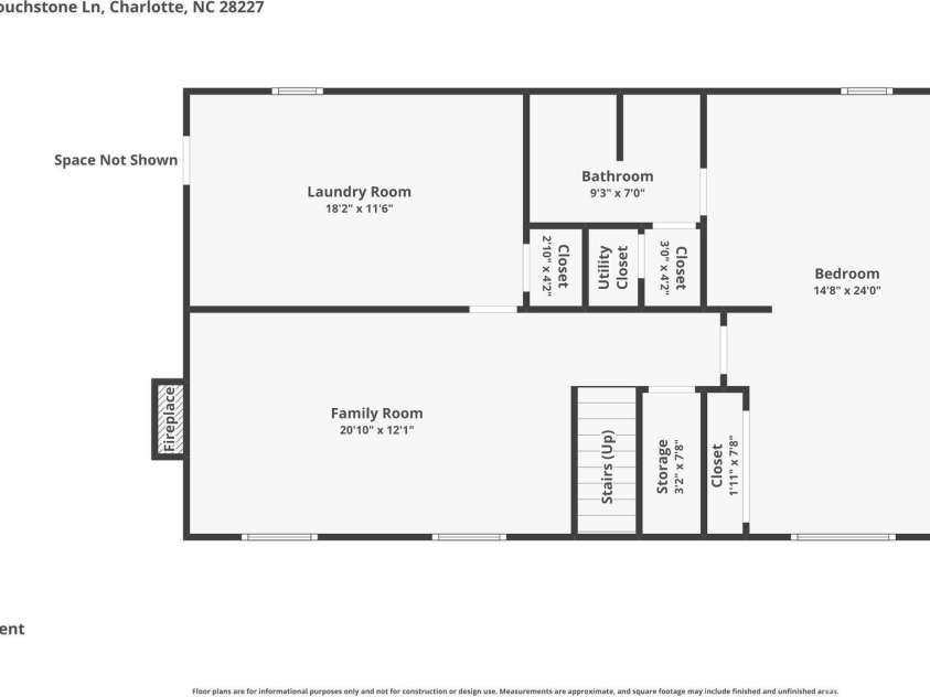 9111 Touchstone Lane, Charlotte, NC 28227.  MLS# CAR4368246, YatesRealty ID 21289. 