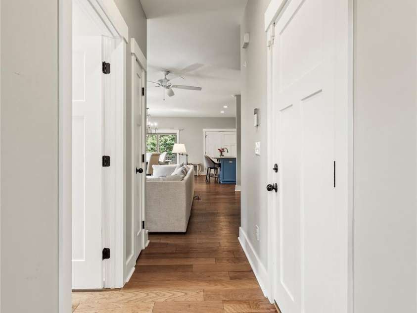 646 13th Avenue Place, Hickory, NC 28601.  MLS# CAR4378642, YatesRealty ID 21295. Entry Hall Laundry to Left