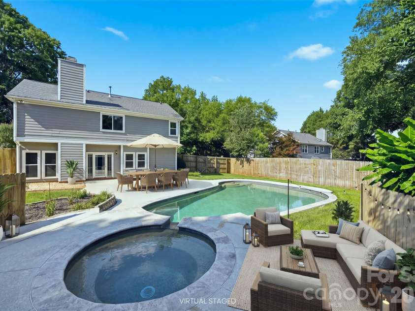 9028 Agnes Park Lane, Huntersville, NC 28078.  MLS# CAR4407141, YatesRealty ID 21298. Virtually Staged