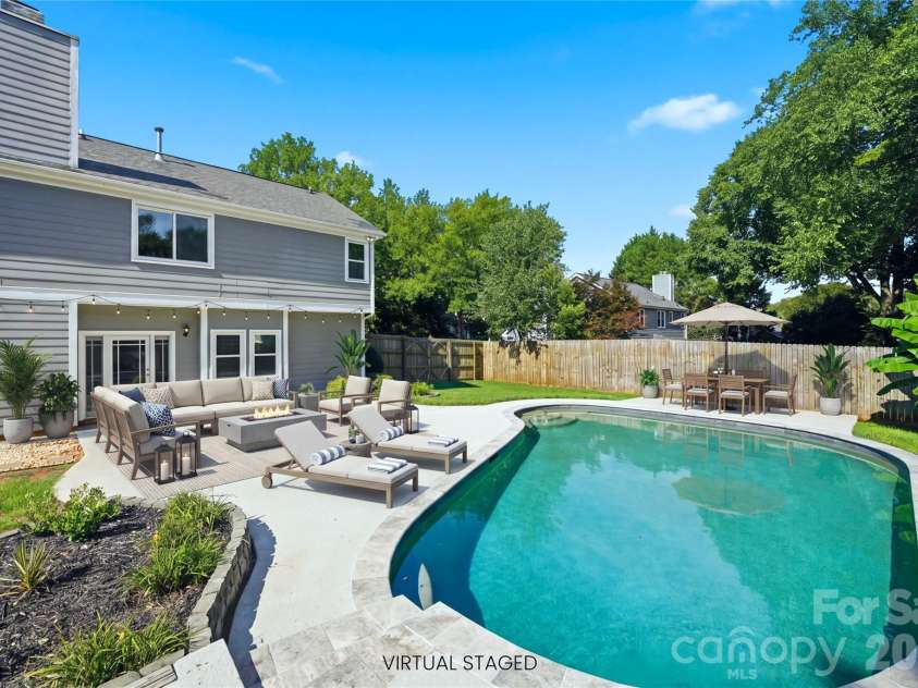 9028 Agnes Park Lane, Huntersville, NC 28078.  MLS# CAR4407141, YatesRealty ID 21298. Virtually Staged