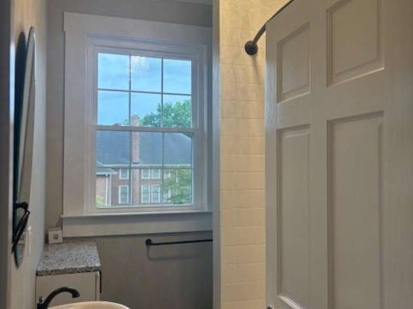 201 First Street, Lowell, NC 28098.  MLS# CAR4379985, YatesRealty ID 21304. Upstairs full bathroom
