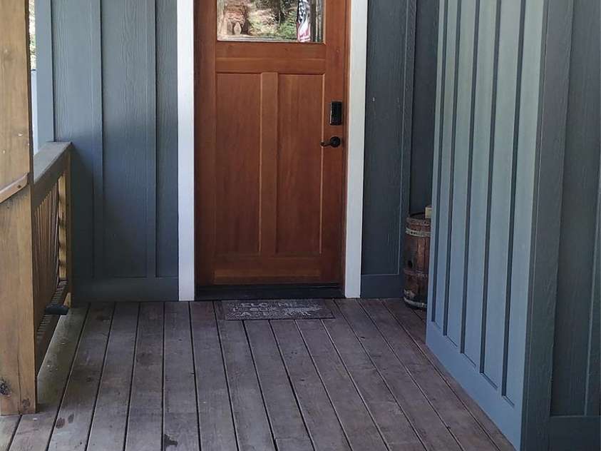 962 Laurel Mountain View Road, Flat Rock, NC 28731.  MLS# CAR4270563, YatesRealty ID 21311. Side porch