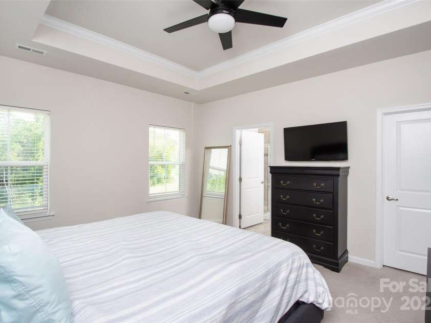 411 Lahinch Drive, Tega Cay, SC 29708.  MLS# CAR4273296, YatesRealty ID 21314. Primary Bedroom