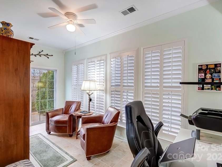 2036 Hudson Lane, Fort Mill, SC 29707.  MLS# CAR4225356, YatesRealty ID 21316. Sun room used as den