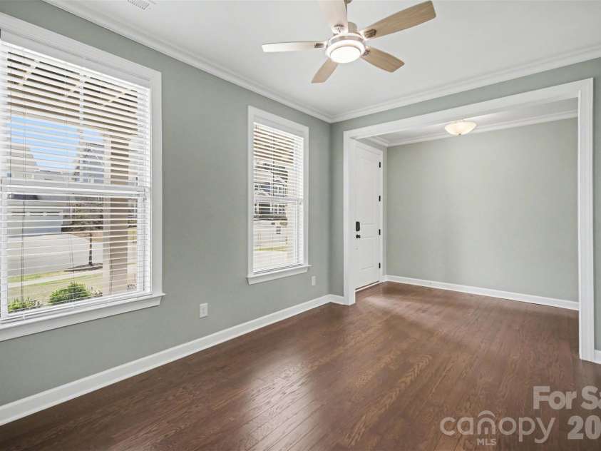 115 Boxelder Road, Clover, SC 29710.  MLS# CAR4364422, YatesRealty ID 21324. Large office/study area off the entryway