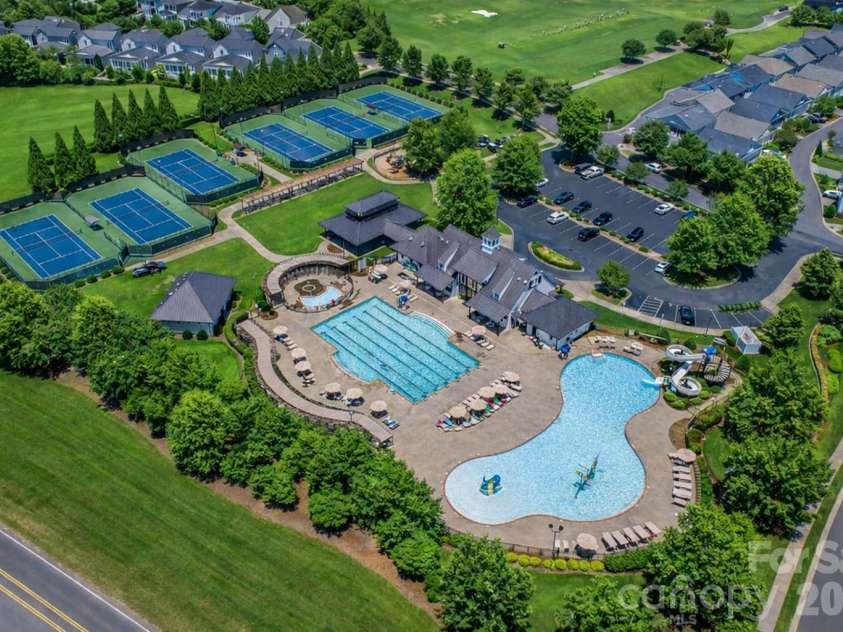 623 Hambley House Lane, Fort Mill, SC 29715.  MLS# CAR4370367, YatesRealty ID 21327. Tennis and pickle ball courts currently being resurfaced.
