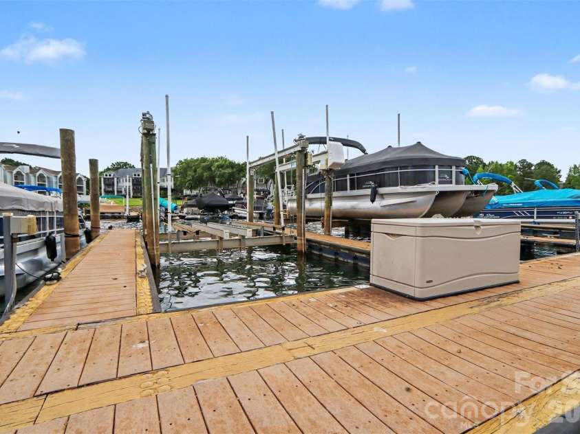 18726 Nautical Drive, Cornelius, NC 28031.  MLS# CAR4396912, YatesRealty ID 21339. Boat slip #40 with lift
