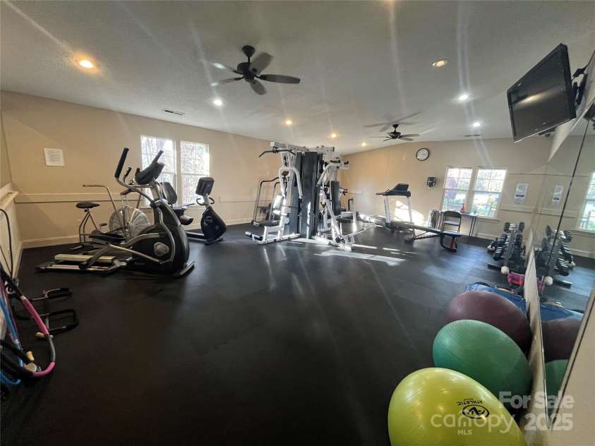 24 Gray Wolf Lane, Hendersonville, NC 28792.  MLS# CAR4208777, YatesRealty ID 2134. Clubhouse Fitness Room
