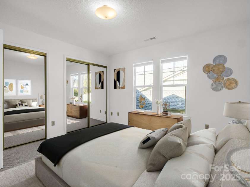 24 Gray Wolf Lane, Hendersonville, NC 28792.  MLS# CAR4208777, YatesRealty ID 2134. Virtually Staged 2nd Upstairs Bedroom