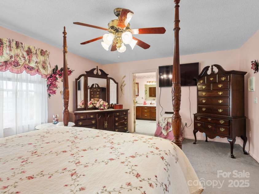 727 Jenkins Valley Road, Alexander, NC 28701.  MLS# CAR4235182, YatesRealty ID 21342. Another view of the primary bedroom.
