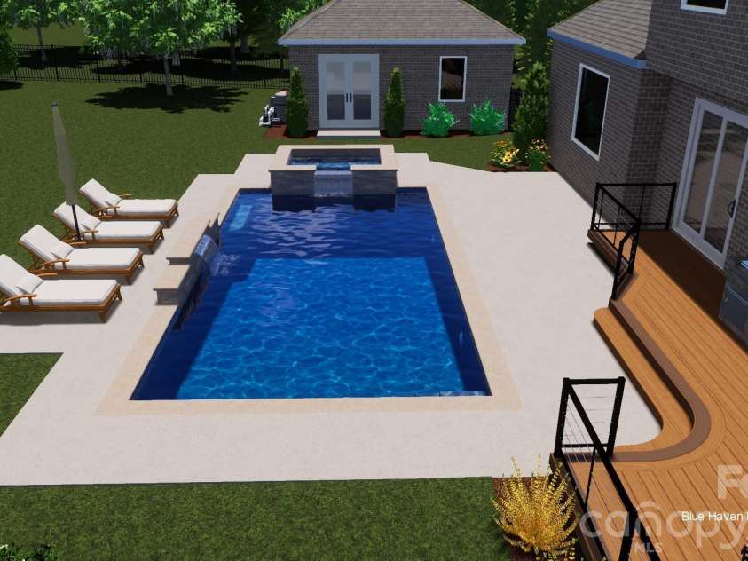 8508 Max Meadows Drive, Charlotte, NC 28227.  MLS# CAR4376414, YatesRealty ID 21345. Possible pool addition