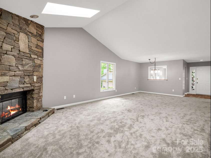 919 Kanuga Road, Hendersonville, NC 28739.  MLS# CAR4243134, YatesRealty ID 21346. Skylights create a bright environment.