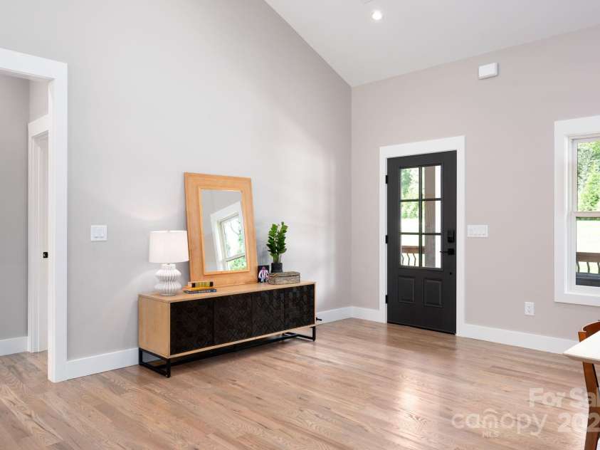 9 Robey Drive, Fletcher, NC 28732.  MLS# CAR4261327, YatesRealty ID 21353. Entryway and Front Door