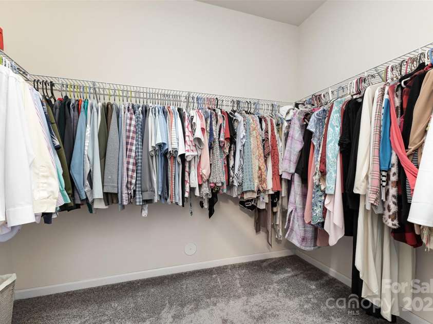 6007 Eleanor Rigby Road, Charlotte, NC 28278.  MLS# CAR4268118, YatesRealty ID 21354. Walk-in Closet through the Primary bathroom