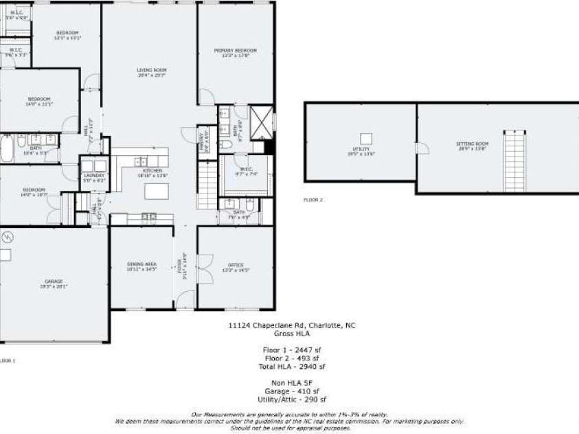 11124 Chapeclane Road, Charlotte, NC 28278.  MLS# CAR4233516, YatesRealty ID 21362. 