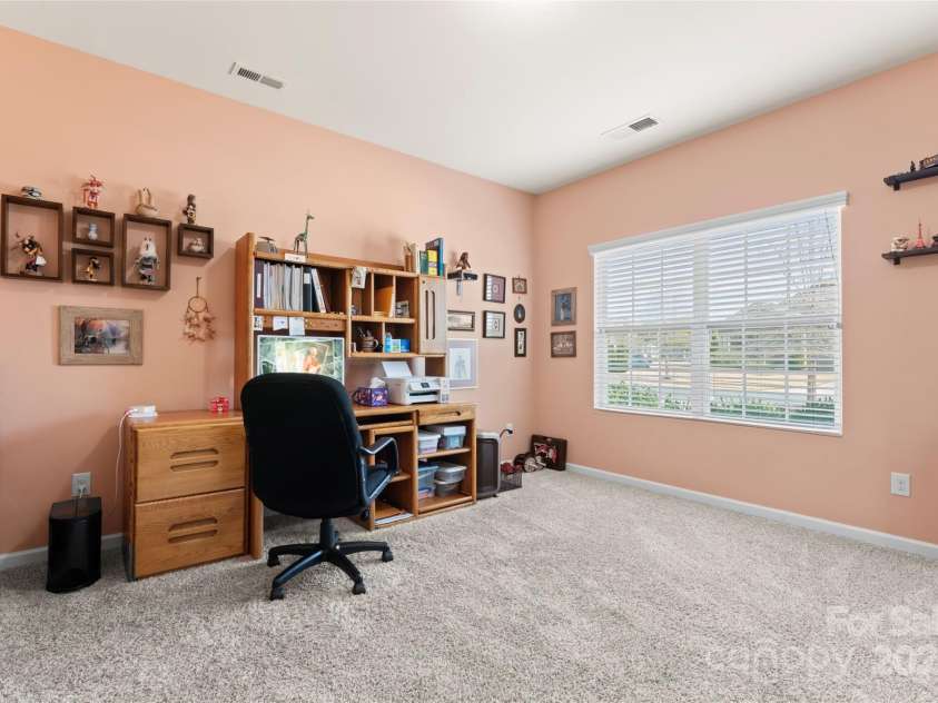 11124 Chapeclane Road, Charlotte, NC 28278.  MLS# CAR4233516, YatesRealty ID 21362. Office large picture window
