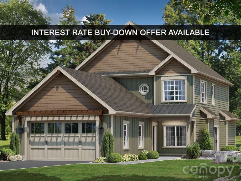 TBD StoneWall Trail, Brevard, NC 28712.  MLS# CAR4376663, YatesRealty ID 21363. GlenLaurel Preserve Courtyard Collection Iris A Model (This rendered image is for illustrative purposes only. Plans as shown may differ and vary from actual plans. Builder reserves the right to change specifications and/