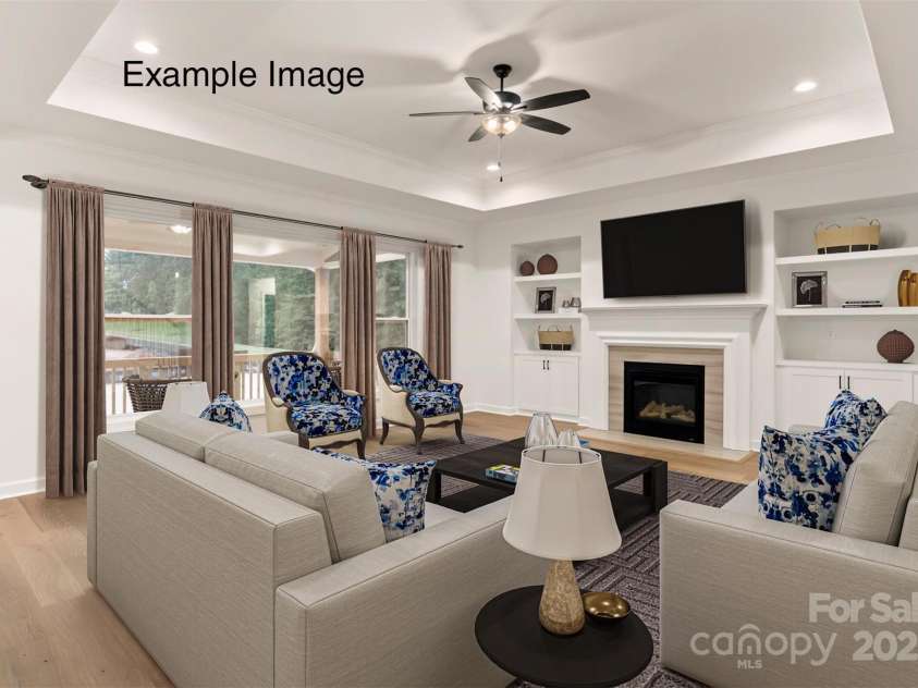 11009 Tyler Brook Lane, Mint Hill, NC 28227.  MLS# CAR4267005, YatesRealty ID 21366. Example Photo - Family Room *Virtually Staged*