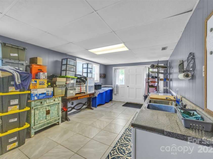 1 Plaza Drive, Granite Falls, NC 28630.  MLS# CAR4263385, YatesRealty ID 21372. Basement is being used for storag