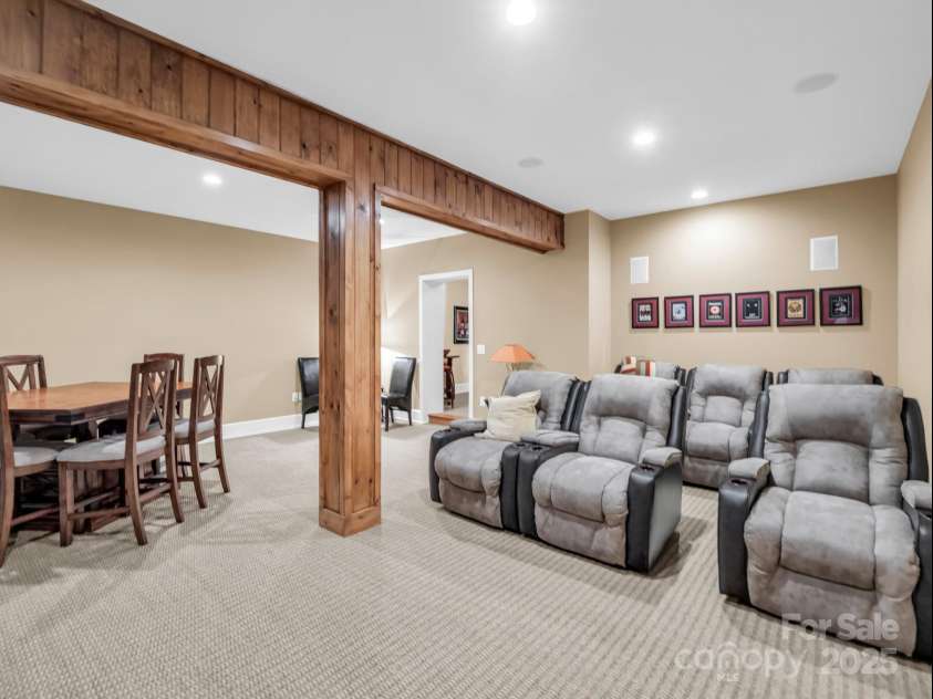 556 High Pines Loop, Lake Lure, NC 28746.  MLS# CAR4239460, YatesRealty ID 21378. Media/Game Room