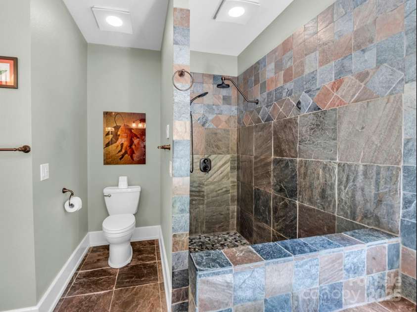 556 High Pines Loop, Lake Lure, NC 28746.  MLS# CAR4239460, YatesRealty ID 21378. Primary Bathroom