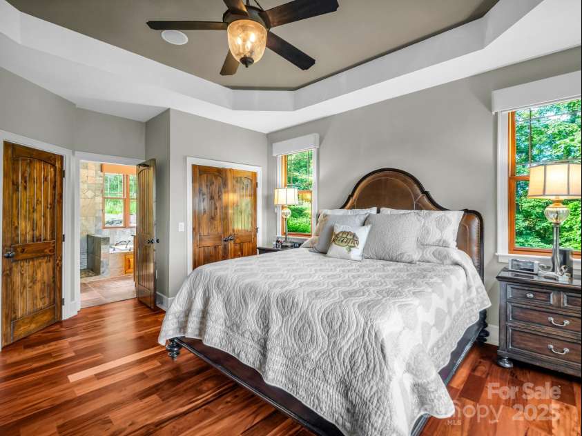 556 High Pines Loop, Lake Lure, NC 28746.  MLS# CAR4239460, YatesRealty ID 21378. Primary Bedroom