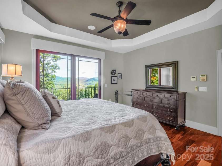 556 High Pines Loop, Lake Lure, NC 28746.  MLS# CAR4239460, YatesRealty ID 21378. Primary Bedroom