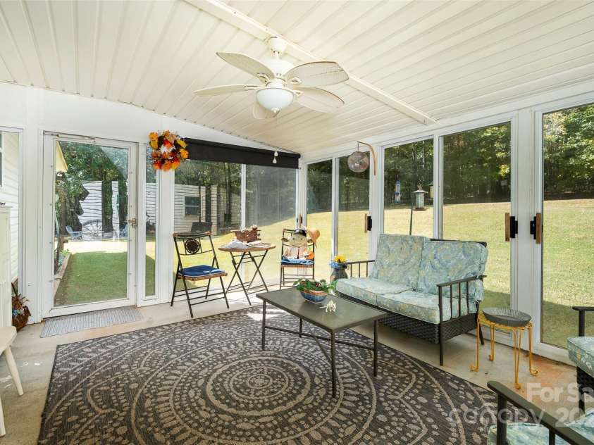 3220 Sawmill Road, Hickory Grove, SC 29717.  MLS# CAR4119221, YatesRealty ID 2138. Screened-In Back Porch