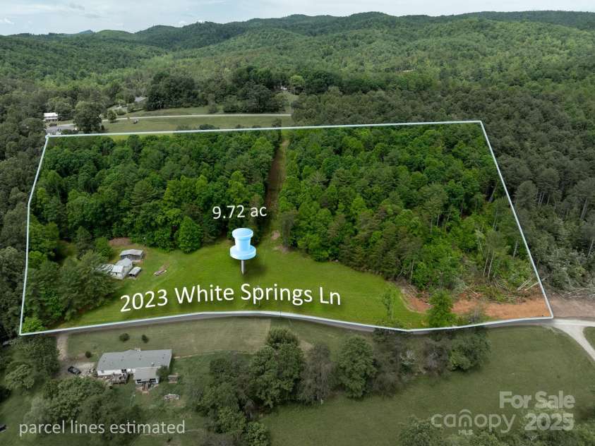 2023 White Springs Lane, Lenoir, NC 28645.  MLS# CAR4266812, YatesRealty ID 21383. Ariel view