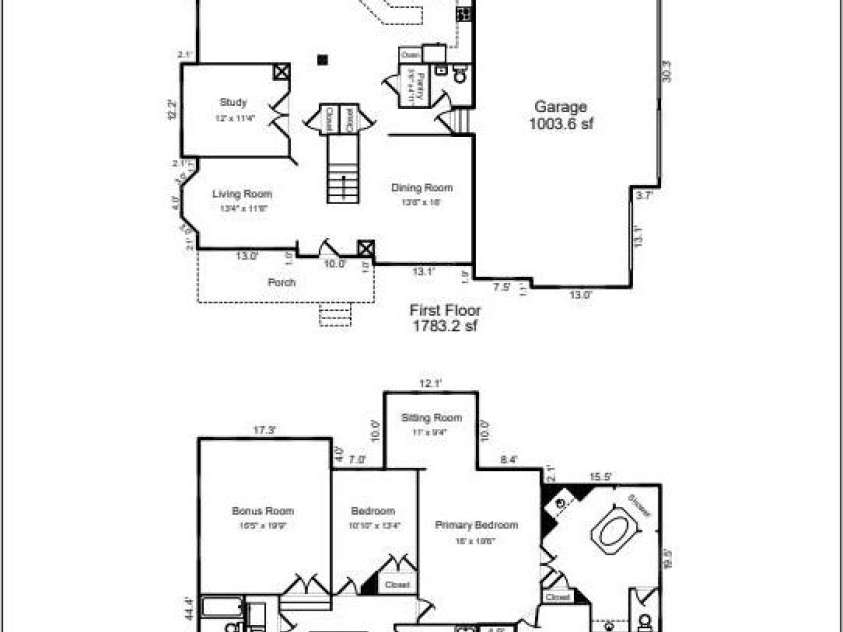 14130 Lea Point Court, Huntersville, NC 28078.  MLS# CAR4247240, YatesRealty ID 21385. Floor plan of 14130 Lea Point Ct.