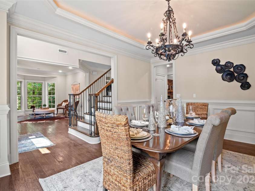 14130 Lea Point Court, Huntersville, NC 28078.  MLS# CAR4247240, YatesRealty ID 21385. You could easily fit a 10 person table.