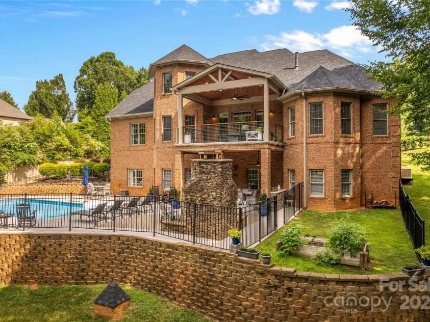183 April Road, Troutman, NC 28166.  MLS# CAR4158487, YatesRealty ID 2139. Another View that shows the Landscaping Details