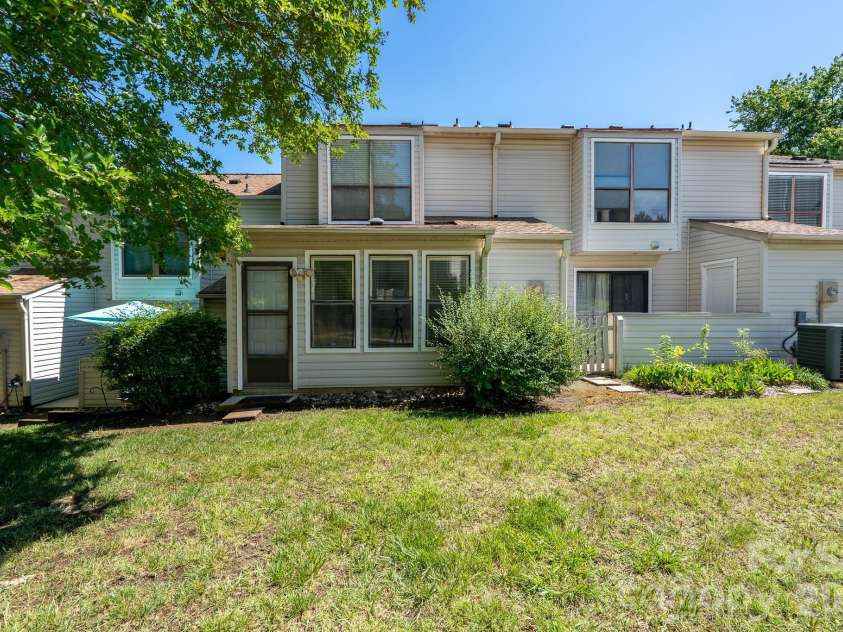 10969 Carmel Crossing Road, Charlotte, NC 28226.  MLS# CAR4378876, YatesRealty ID 21391. Rear View