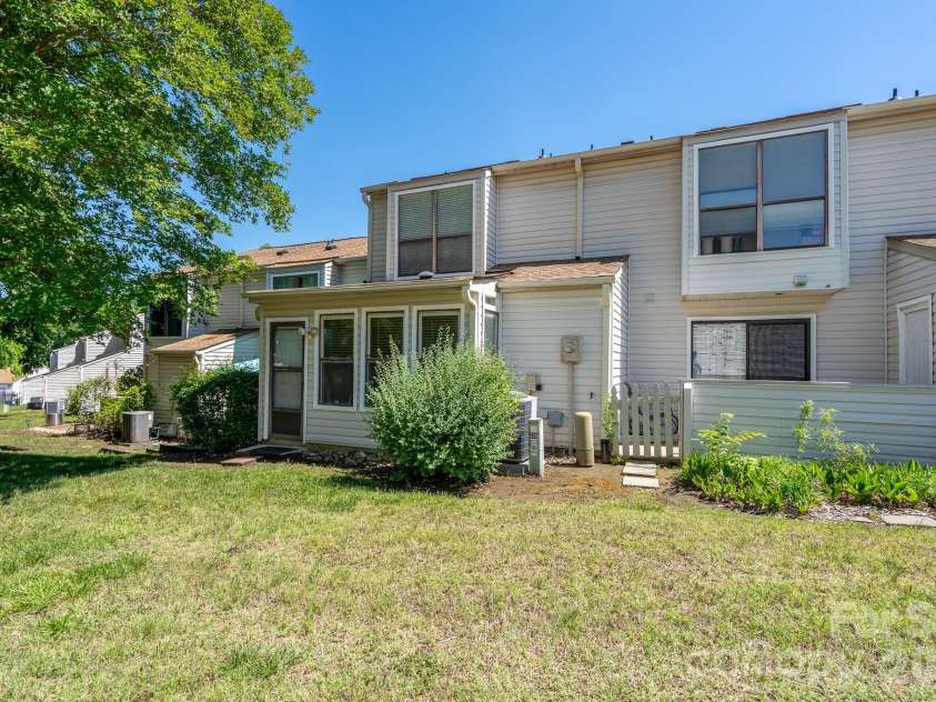 10969 Carmel Crossing Road, Charlotte, NC 28226.  MLS# CAR4378876, YatesRealty ID 21391. Rear View