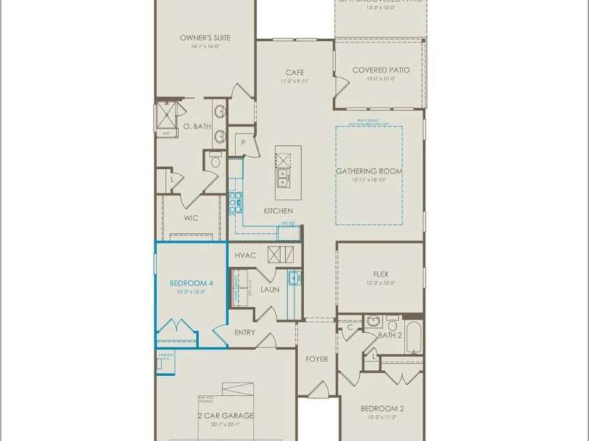2730 Peak Court, Belmont, NC 28012.  MLS# CAR4381647, YatesRealty ID 21392. Floor plan rendering