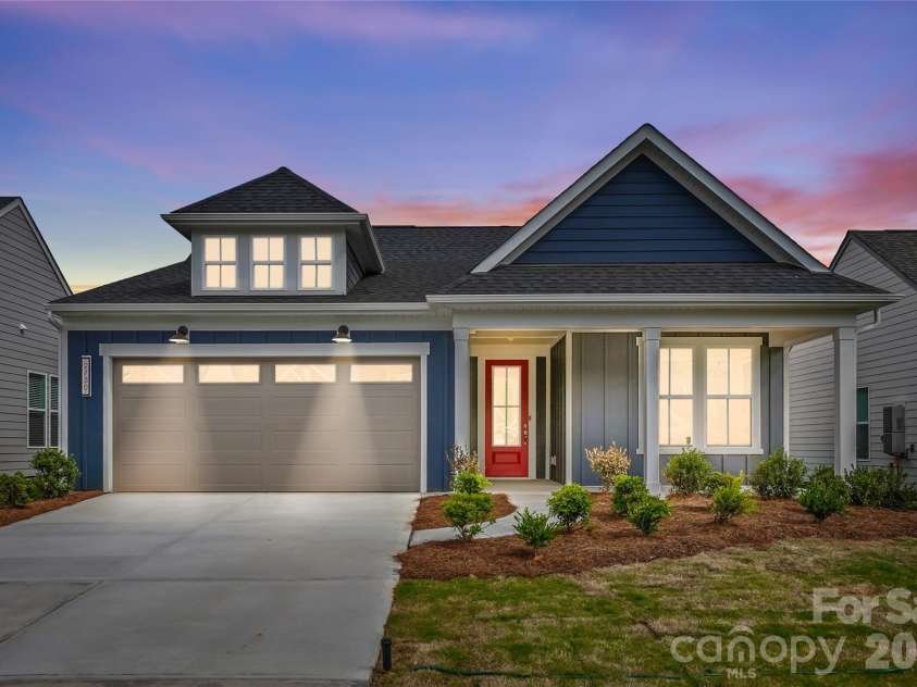2730 Peak Court, Belmont, NC 28012.  MLS# CAR4381647, YatesRealty ID 21392. Inviting exterior with large front porch