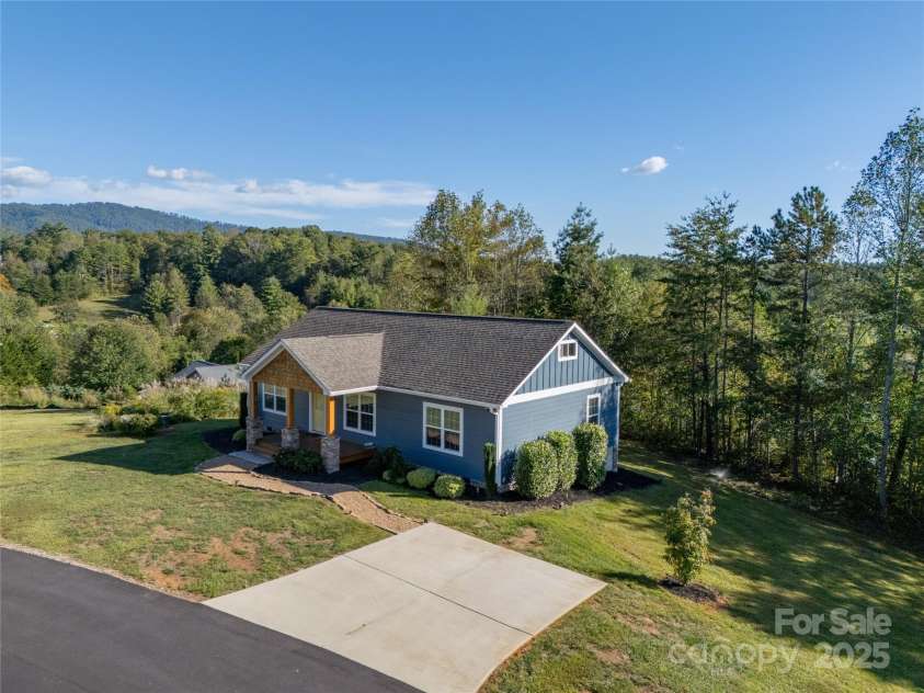 105 Bluebell Ridge Lane, Weaverville, NC 28787.  MLS# CAR4303351, YatesRealty ID 21393. Home is perfectly situated on just under 3/4 of an acre.