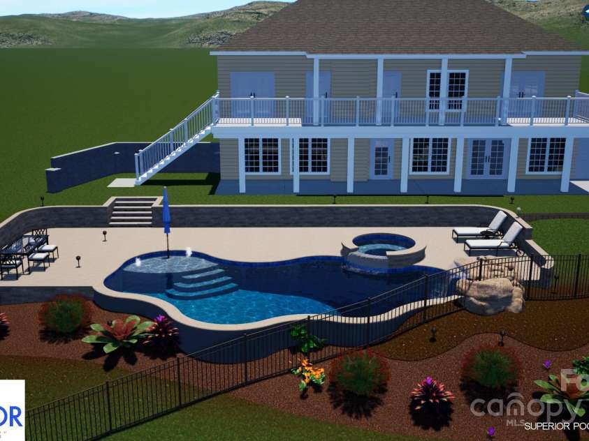 7471 Barfield Lane, Denver, NC 28037.  MLS# CAR4250519, YatesRealty ID 21396. Ample space for a pool