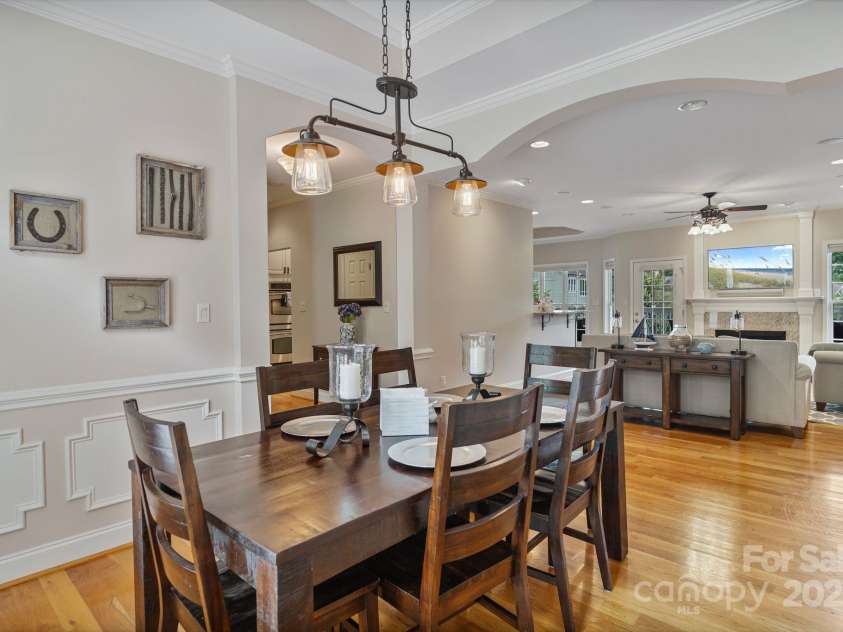 7471 Barfield Lane, Denver, NC 28037.  MLS# CAR4250519, YatesRealty ID 21396. Formal dining area provides a setting for special meals or celebrations.
