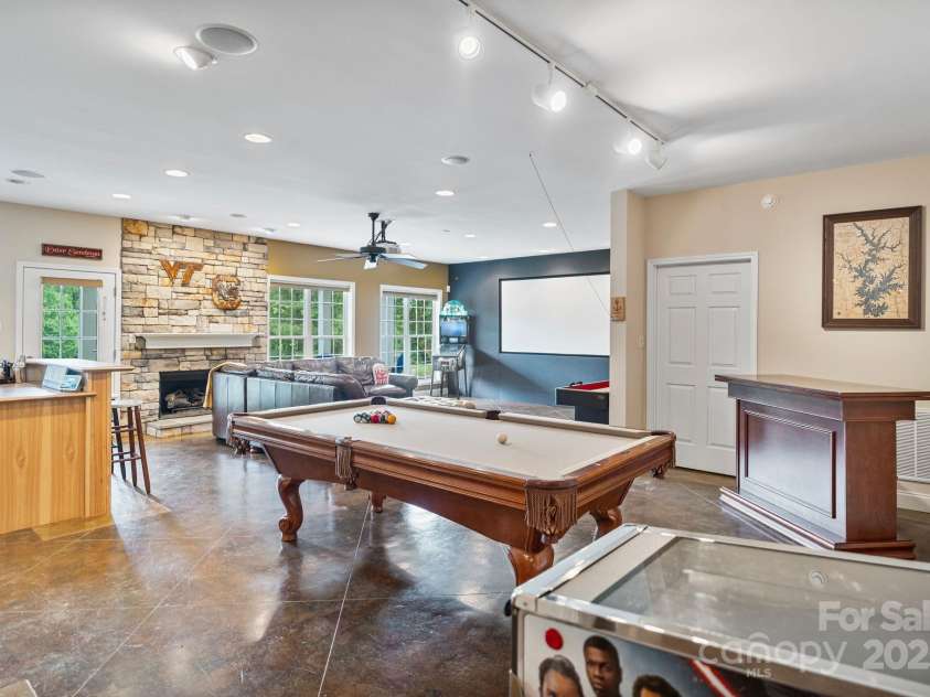 7471 Barfield Lane, Denver, NC 28037.  MLS# CAR4250519, YatesRealty ID 21396. Other basement features include, fireplace and wired ceiling speakers.