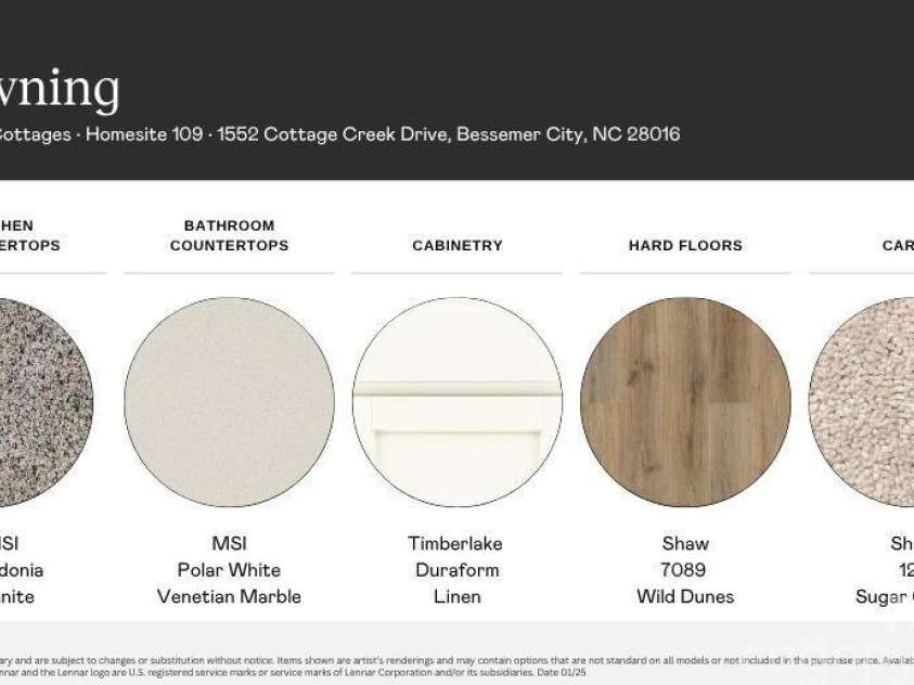 1552 Cottage Creek Drive, Bessemer City, NC 28016.  MLS# CAR4272131, YatesRealty ID 21399. Selections