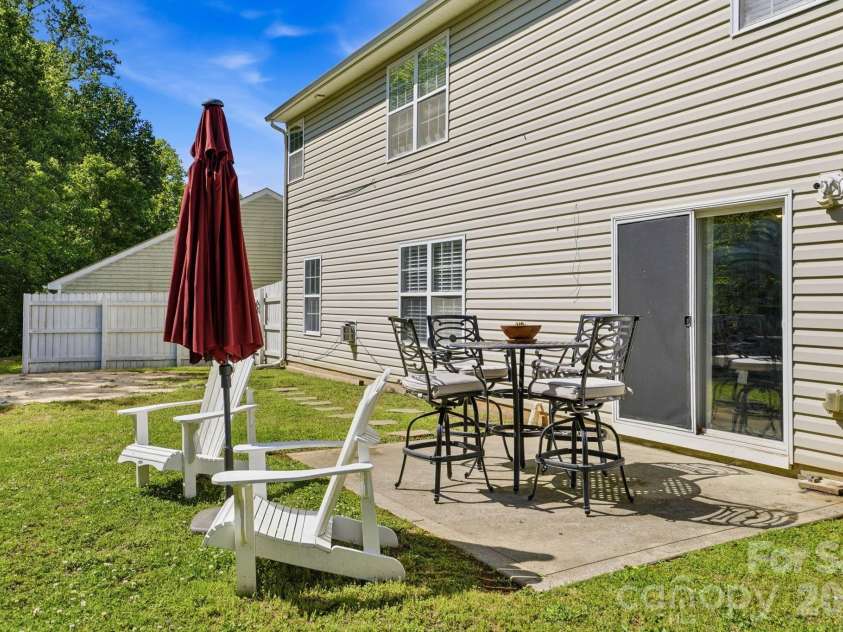 2260 Wexford Way, Statesville, NC 28625.  MLS# CAR4341137, YatesRealty ID 21399. Back Patio