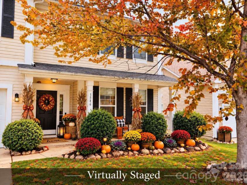 3586 Larkhaven Avenue, Concord, NC 28027.  MLS# CAR4398319, YatesRealty ID 21400. Get in just in time for fall decorating