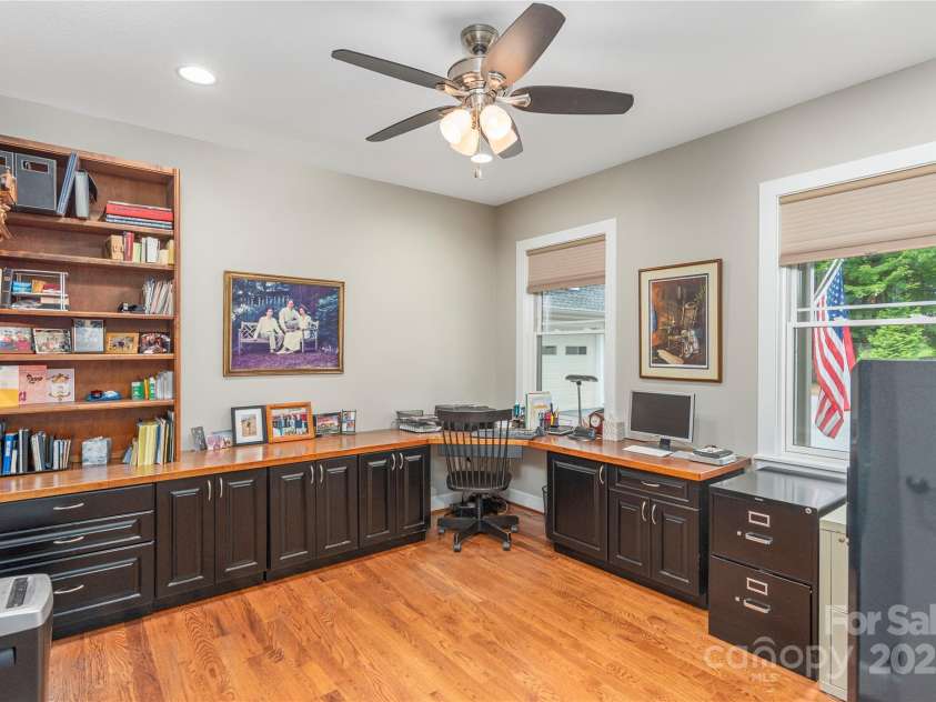 930 Big Raven Lane, Saluda, NC 28773.  MLS# CAR4270163, YatesRealty ID 21407. Bedroom 4 is currently set up as an office but can be converted back easily.