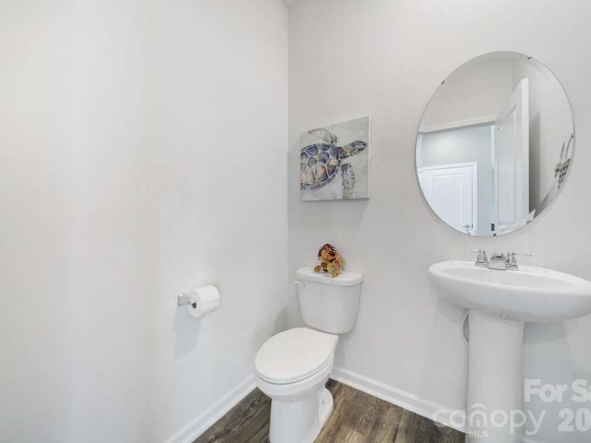 107 Spring Hall Drive, Troutman, NC 28166.  MLS# CAR4363335, YatesRealty ID 21416. Half Bathroom