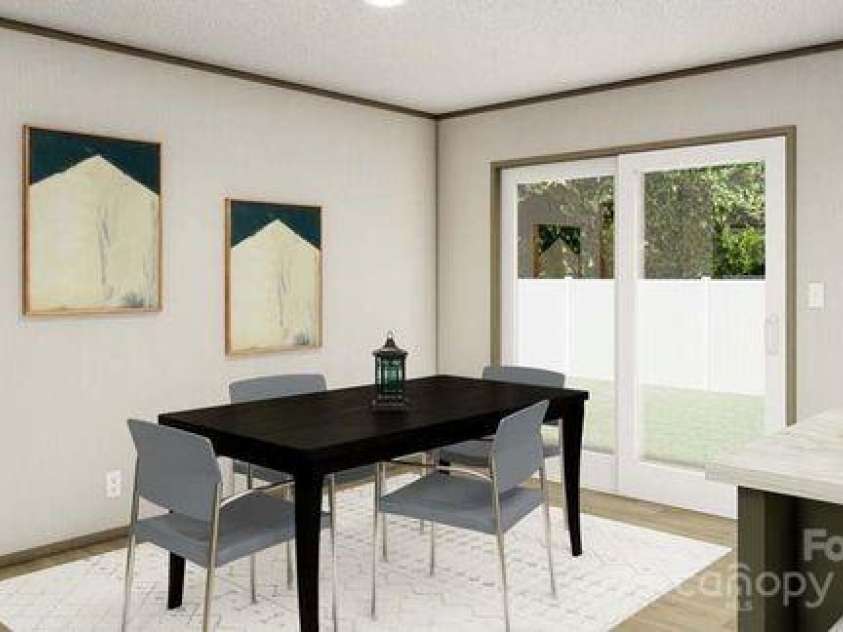 28 McGee Hill Road, Fairview, NC 28730.  MLS# CAR4234757, YatesRealty ID 21416. Simliar Photo Dining area.