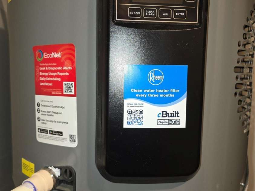 28 McGee Hill Road, Fairview, NC 28730.  MLS# CAR4234757, YatesRealty ID 21416. Water heater.