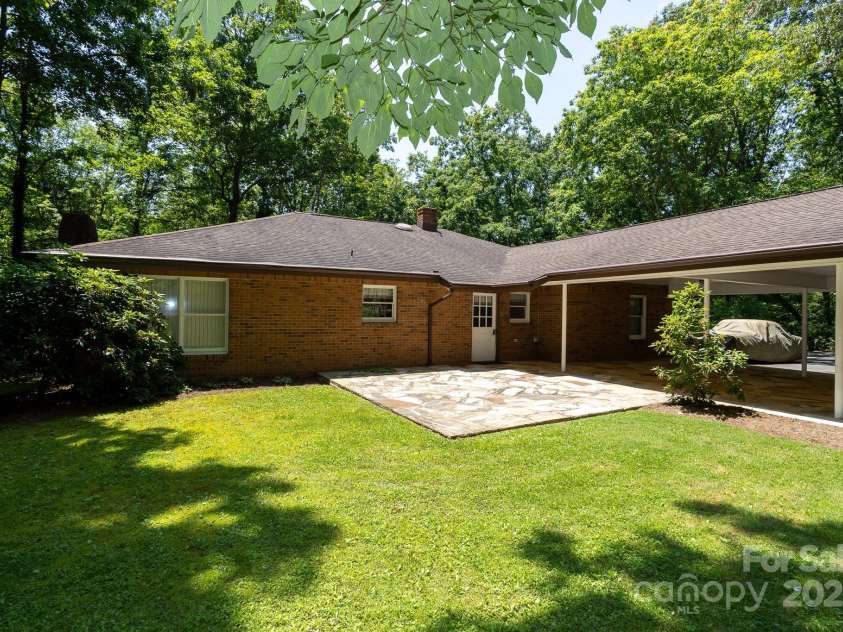 15 Cedar Trail, Asheville, NC 28803.  MLS# CAR4270530, YatesRealty ID 21431. Back View Left